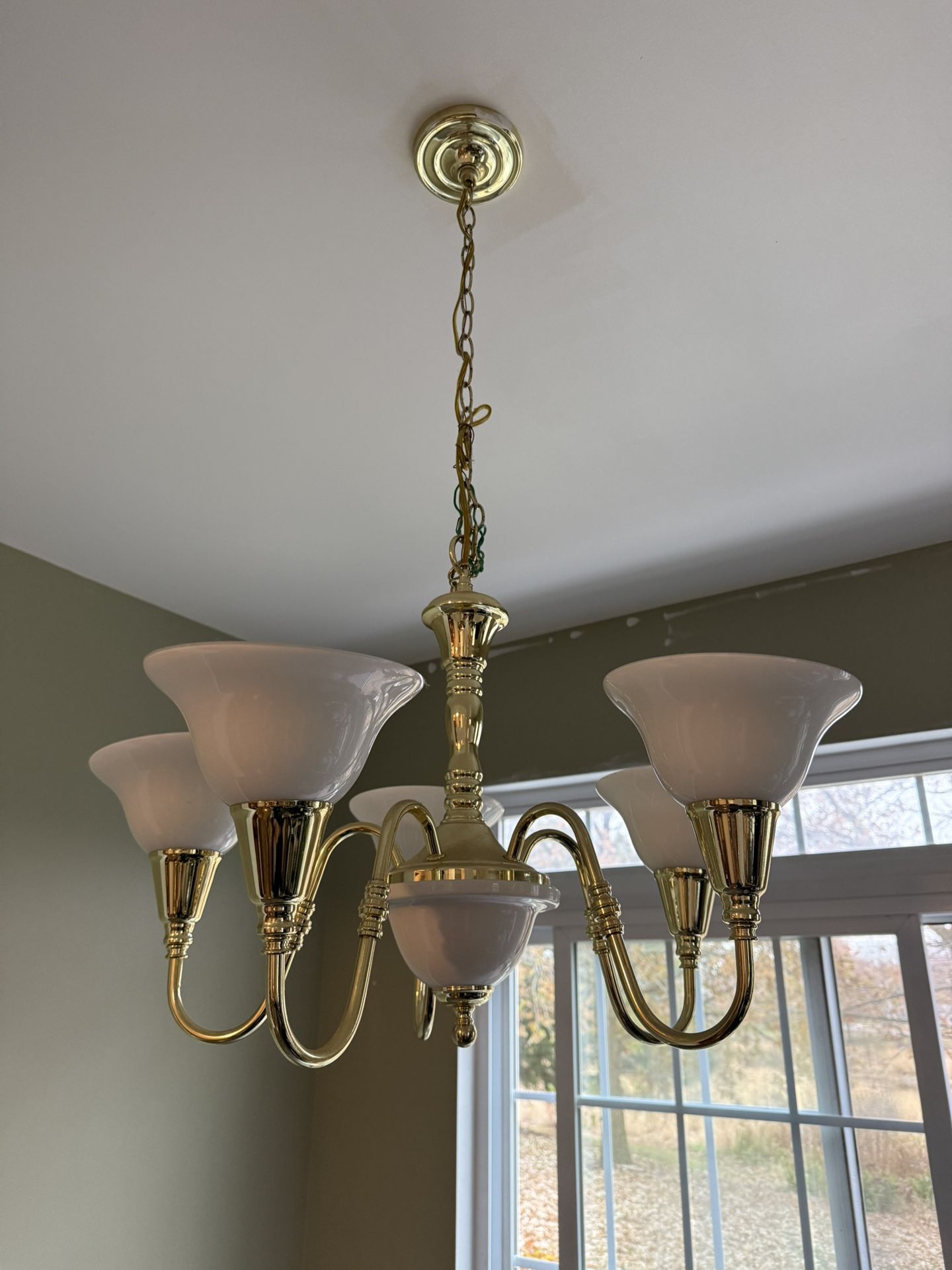Gold Dining Room, Light Fixture