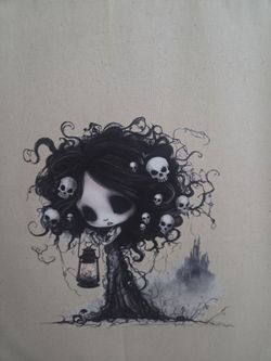 Goth Halloween Tote bag