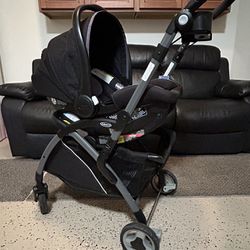 GRACO Baby Stroller + Baby Car Sit 