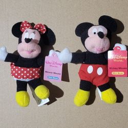 Walt Disney World Mickey & Mini Mouse Mini Beans