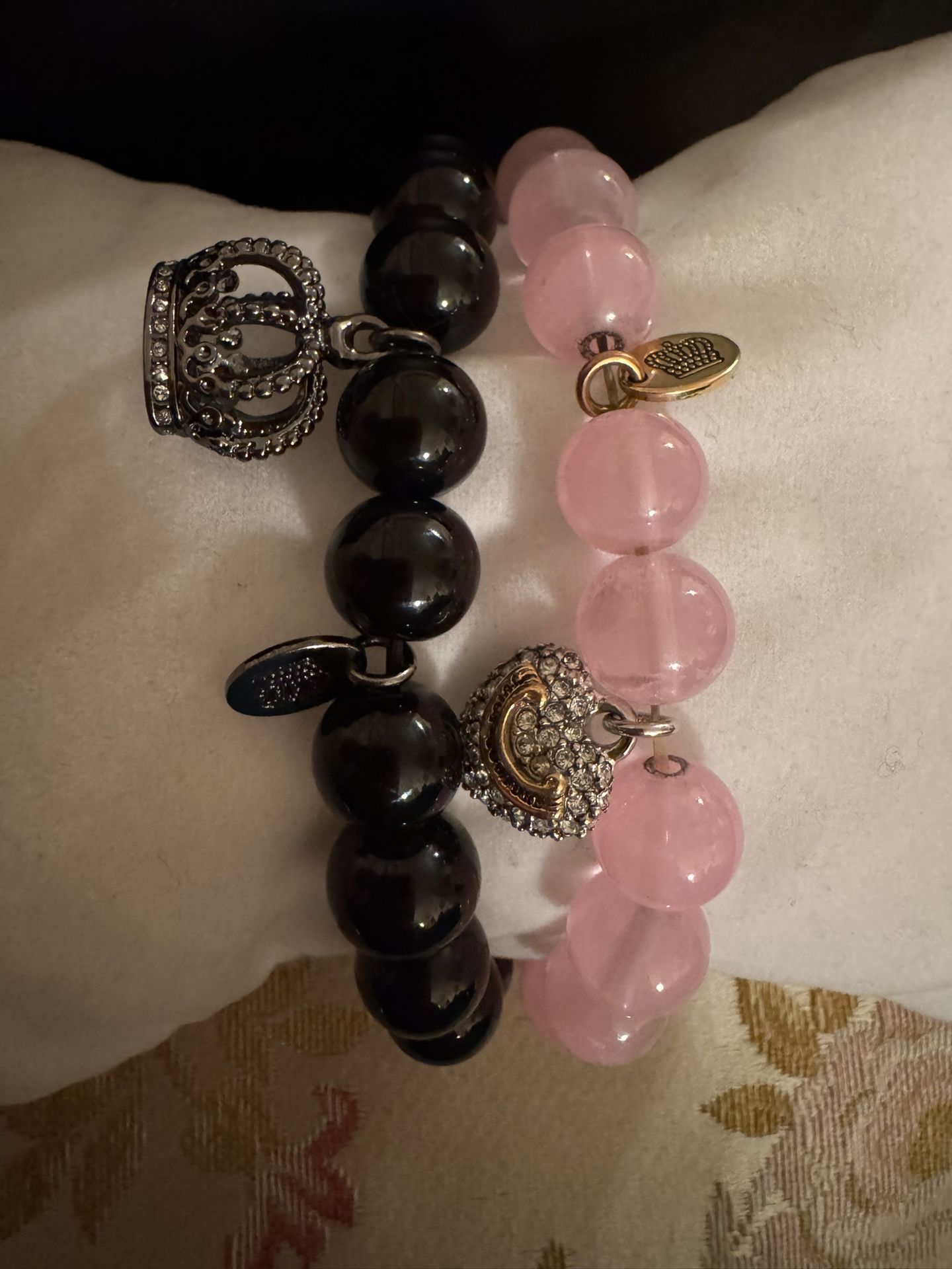 Vintage Juicy Couture Beeded Bracelets With Charms