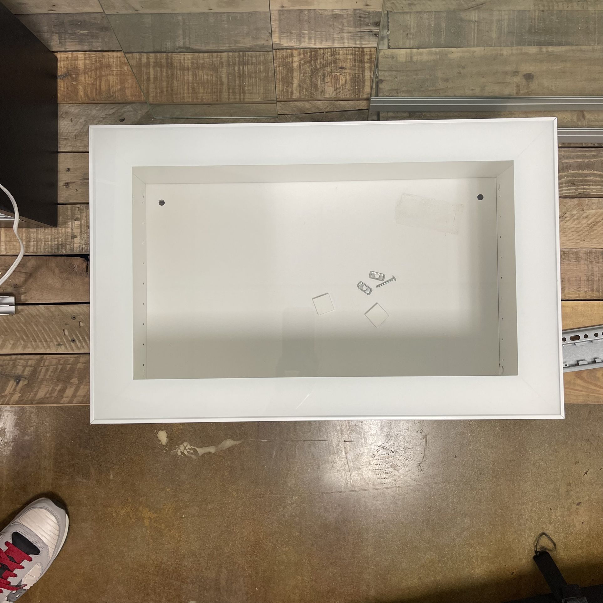 Ikea Besta Shelf Unit with Glass Door