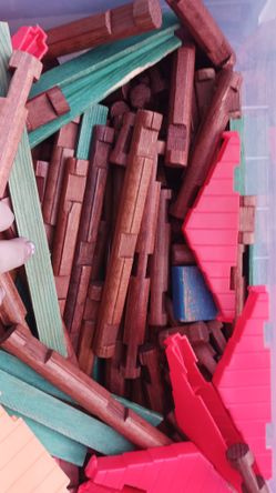 Kids Building Logs Over 200pc Plus