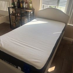 Twin Size Grey Bed 