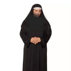 Spirit Nun Halloween Costume. One Size Fits All. Excellent Condition. 