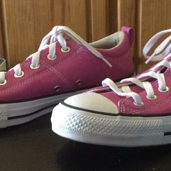 Converse Pink Tennis Shoes, Low Top,  New