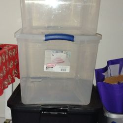 3 Storage Totes For $30