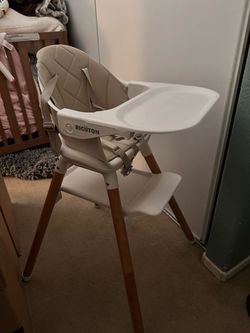 Convertible Wooden Baby Highchair