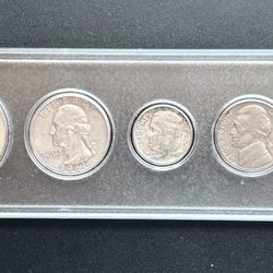 1961 Year Set Of 5 Coins 