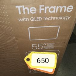 SAMSUNG 55"INCH QLED 4K THE FRAME TV LS03FAD