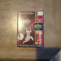 Upper Deck MLB Mark McGwire 500 Home Run Card Set