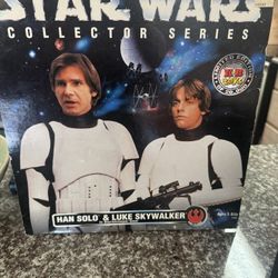 Star Wars Collectors Series - Hans Solo & Luke Skywalker In Stormtrooper gear