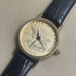 🔲.   Twenty Dollar Coin Design Watch 