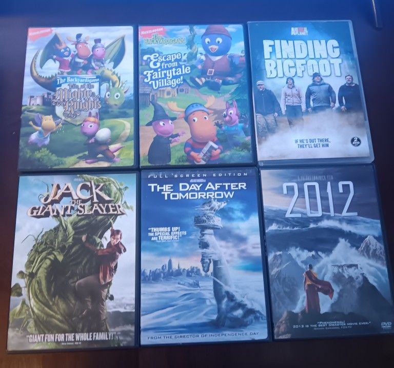 6 Dvds