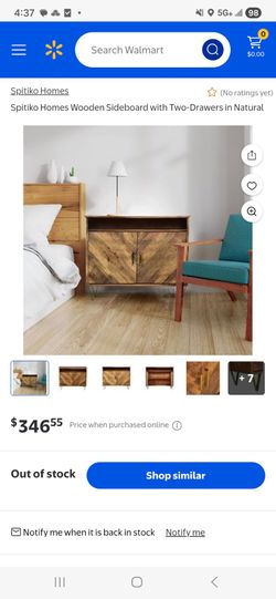 Wooden Sideboard with Two-Drawe