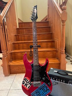 Ibanez Gio Guitar w/ Fender Amp