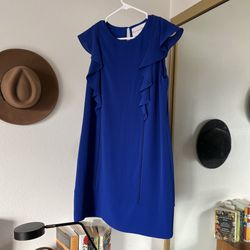 Blue Charles Henry Dress Size Small (S)