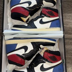 Jordan 1 Retro High Union x Fragment Varsity Red