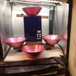 💎MIKASA 💎 💘Twelve  Pieces  💘💗Pink / GALA ROSE   6” Bowl Set 💗 💎 Like New  💎