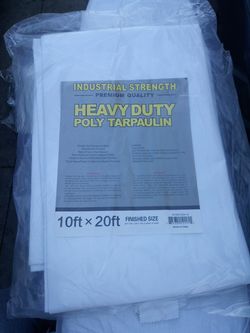 10ft×20ft heavy-duty tarp