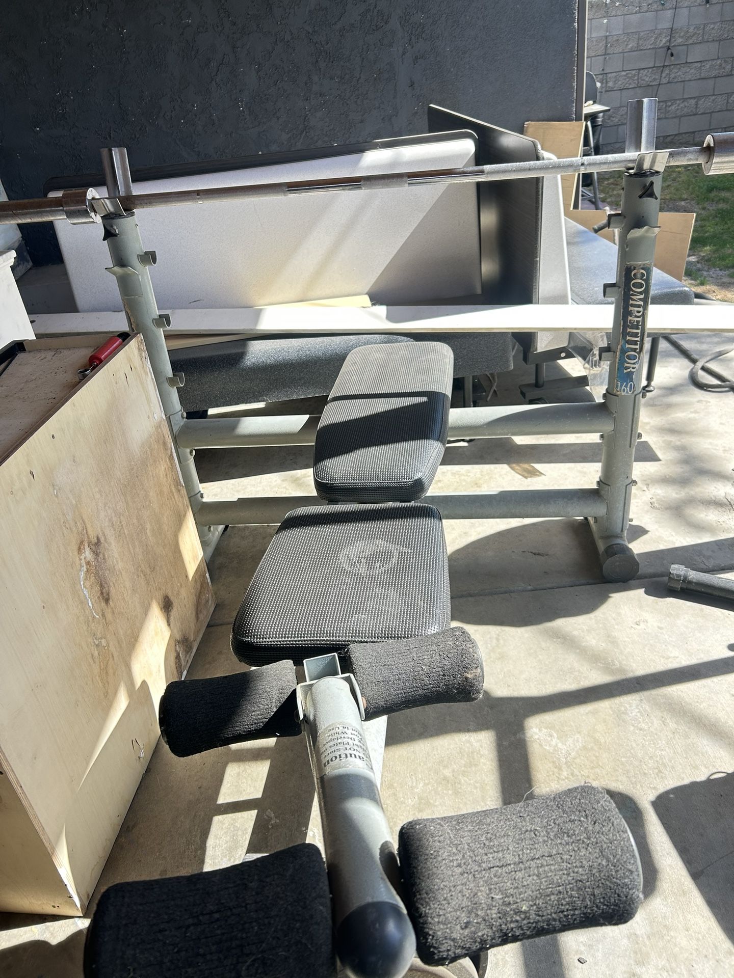 Workout Bench With Weights