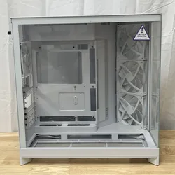 NZXT - H9 Flow 2025 ATX Mid-Tower Dual-Chamber PC Case - White