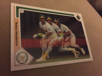 1991 Upper Deck Rickey Henderson Card