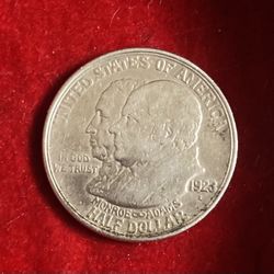 1923-S Monroe Commem Half Dollar