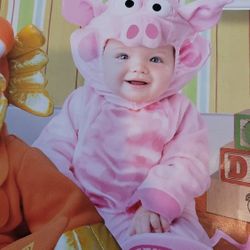 Infant precious piggy Halloween costume.