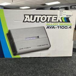 Autotek 4 channel car amplifier aya-1100.4 846301-1