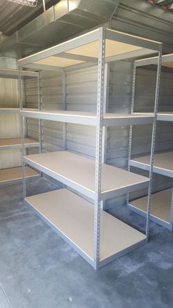 4 Tier Warehouse Shelving 72 in W x 30 in D Storage Racks Stronger Than Homedepot Lowes And Costco Delivery Available