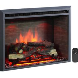 Electric Fireplace Inside