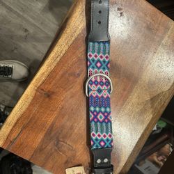 Gorgeous Boho Large Leather And Handset Large Dog Color Retail 49