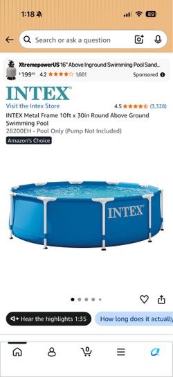 Intex Pool Bundle