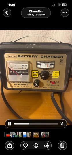 Sears 12 volt battery charger