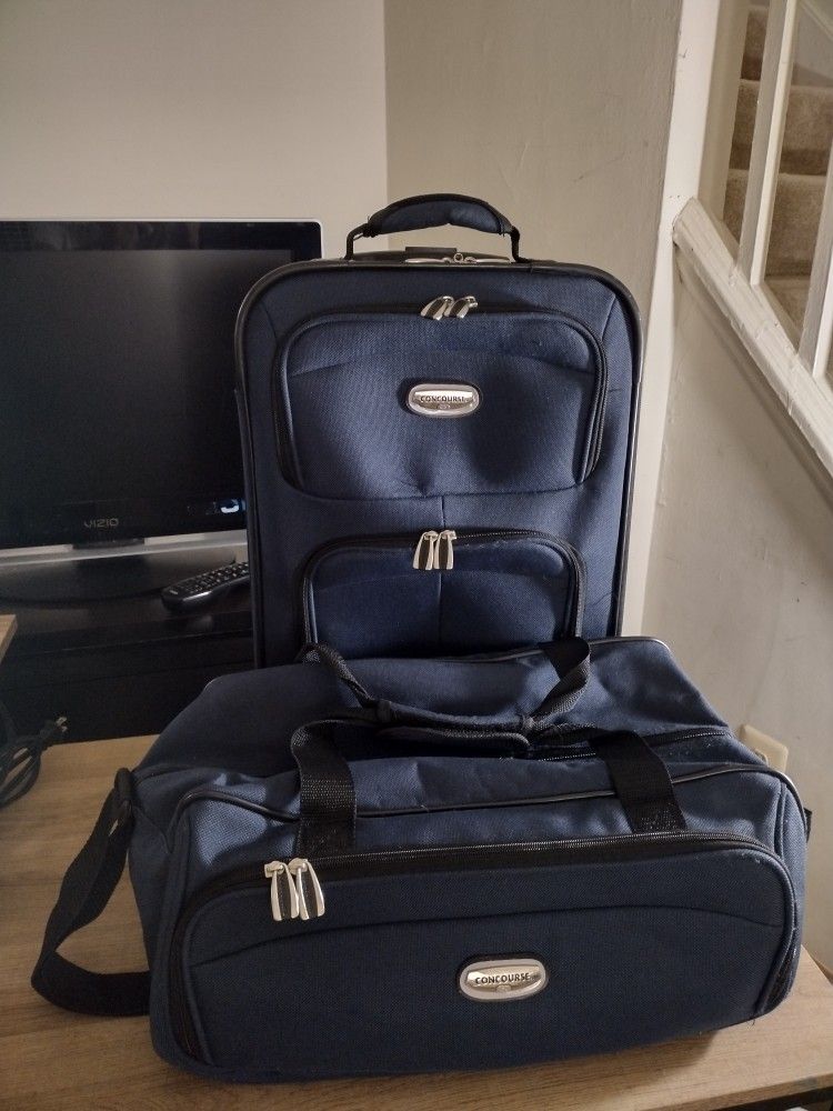 Set 2 Maleta Azul 21"&18" Carry-on