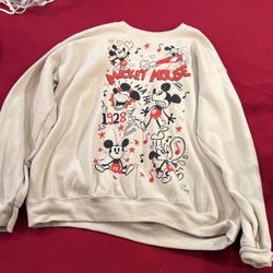 Mickey Mouse Sweatshirt Med- Large