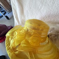 Yellow Dress Hat