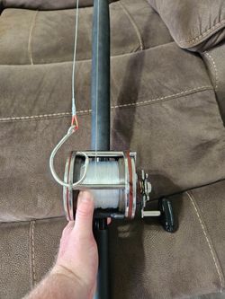 Shore shark fishing combo Penn senator offshore angle power stick Goliath grouper big game offshore boat
