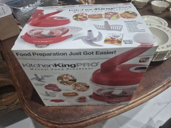 Kitchen King Pro Manual Food Processor New in Box