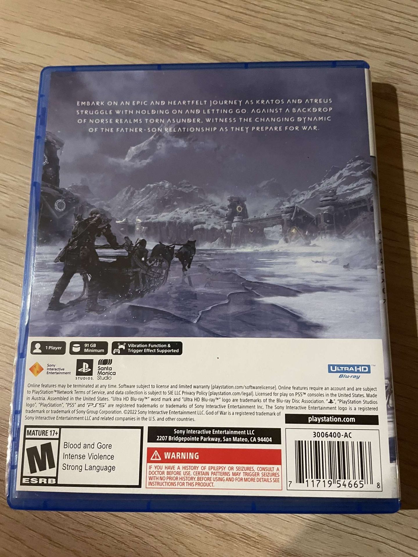 God of War Ragnarock Ps5 Video games