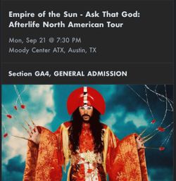 empire of the sun tickets