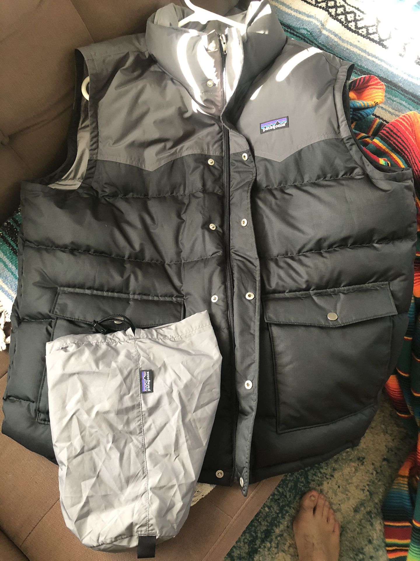 Patagonia puffer down vest XL