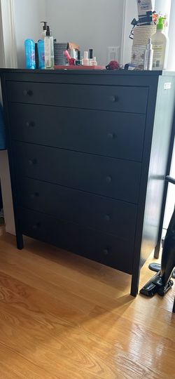 Black Wooden Dresser