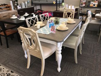 50% off, 7 pc Dining Set (extendable table)