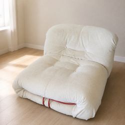 Modern Puffy Lounge Chair / Small Sofa – Removable Cover