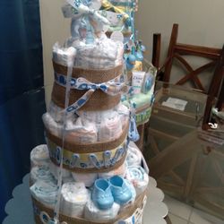 Custom Made Diaper Cakes 