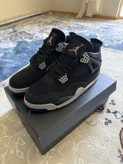 Jordan 4 Black Canvas