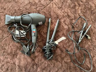 Hair blowdryer, Straightener And Small Size Straightener