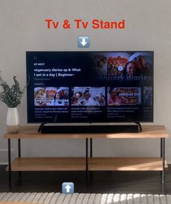 Lg UHD 55inch Flatscreen & Tv Stand